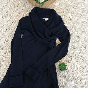 Dakini Faux Wrap Sweater Knit Dress Sz Medium